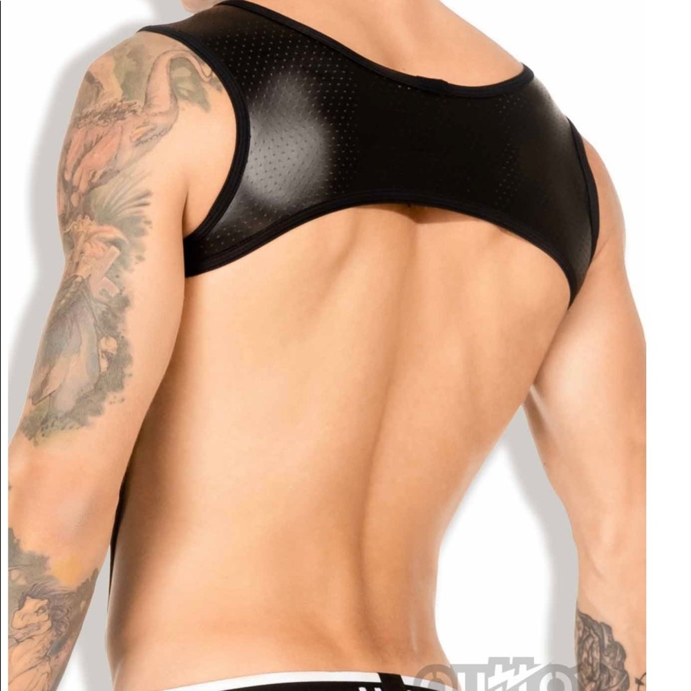 Outtox Black full body harness. HR 142-90-XL - Picture 3 of 5